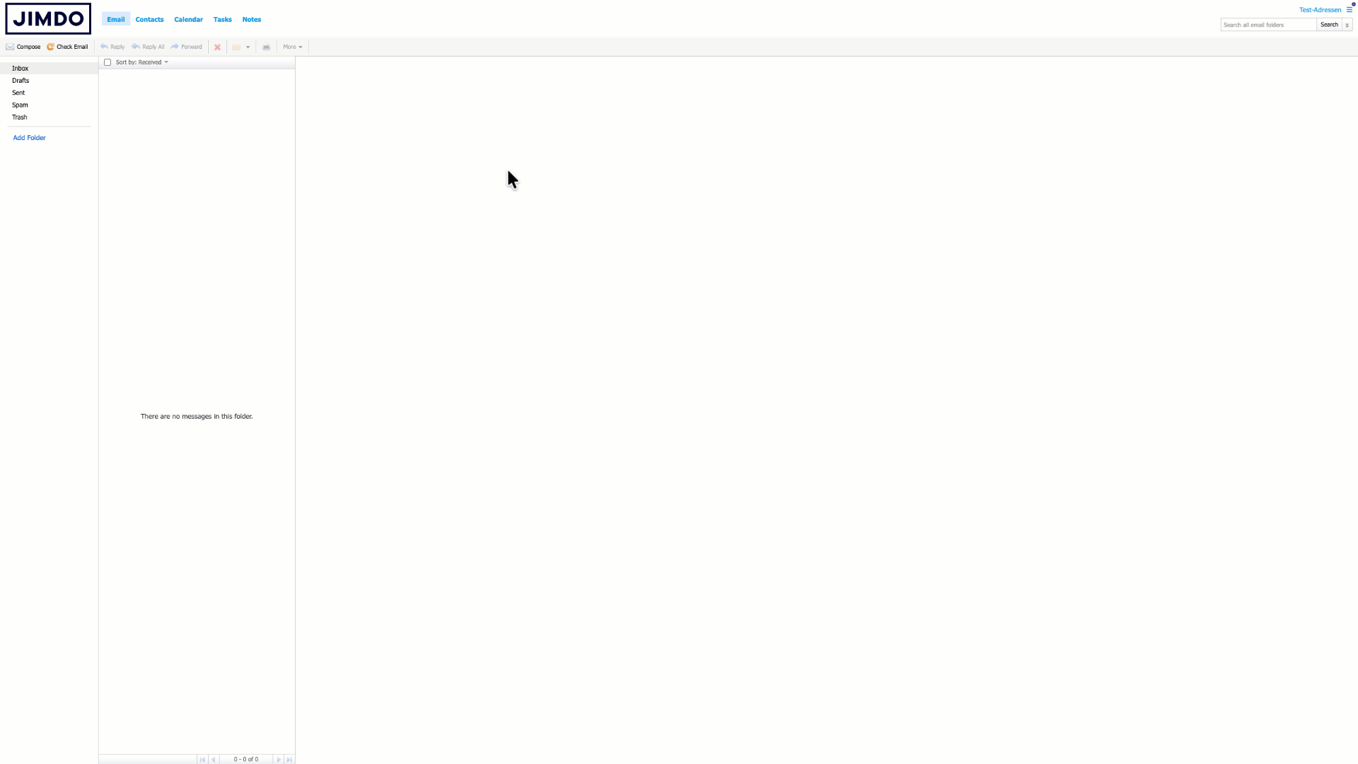 Animación que muestra cómo exportar los contactos en el webmail actual: se abre Contactos, se hace clic en Importar / Exportar contactos en la barra de herramientas, se selecciona la opción Thunderbird en Exportar contactos y se hace clic en Exportar para guardar el archivo.